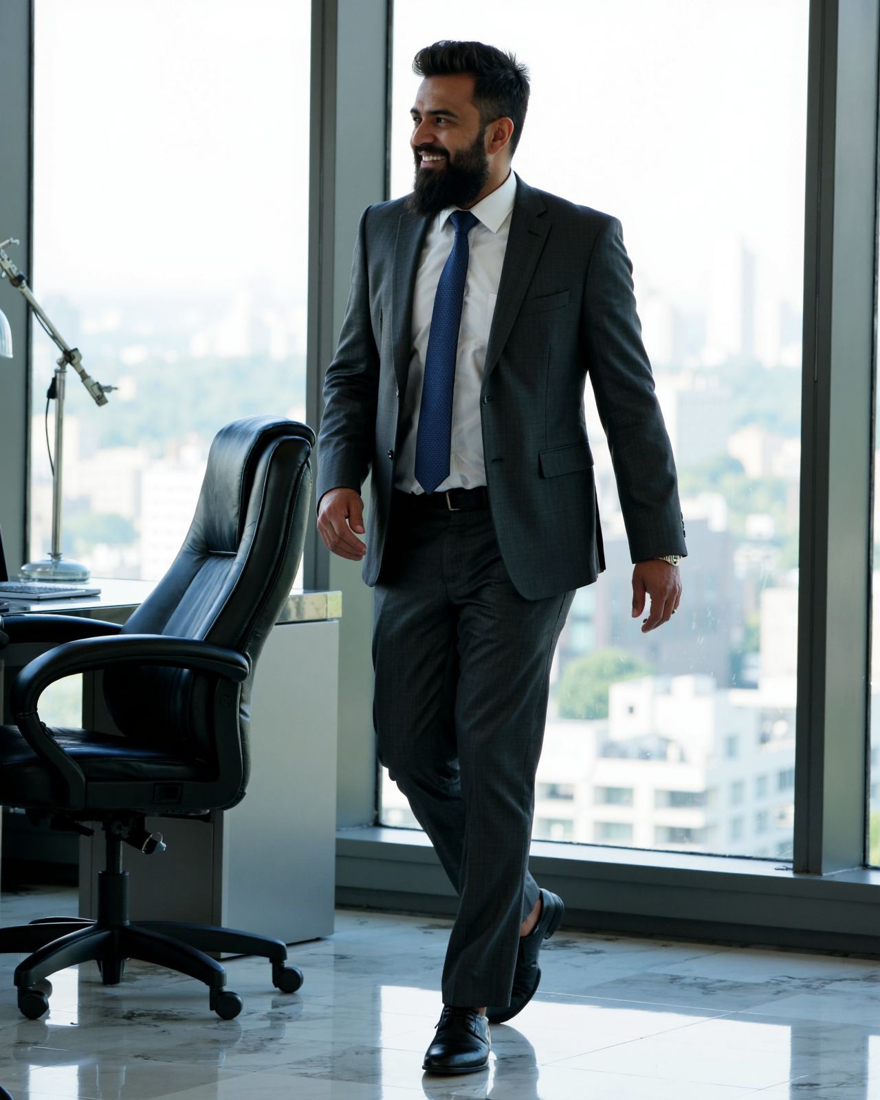 Template example Office Presentation 4 (male)